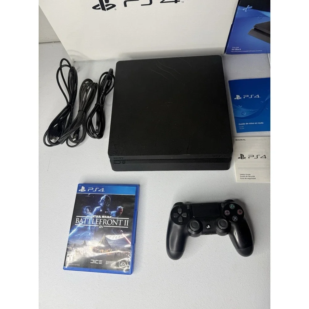 Sony PlayStation 4 Slim STAR WARS: Battlefront II Bundle, 1TB, Black Console
